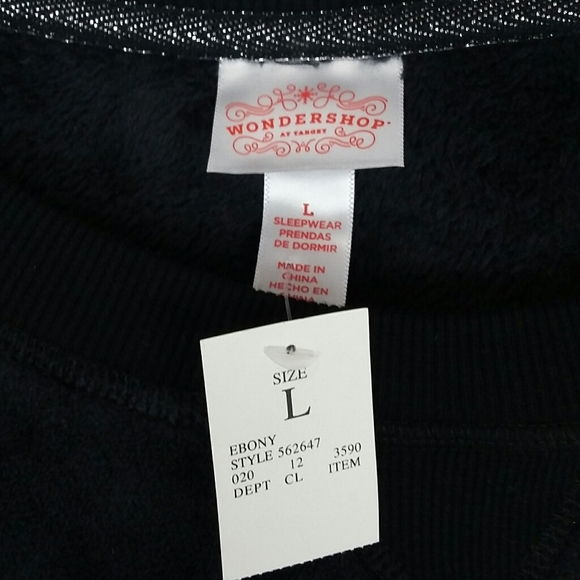 Wonder Shop Teddy Bear Lounge Sweater NWT - Picture 3 of 8